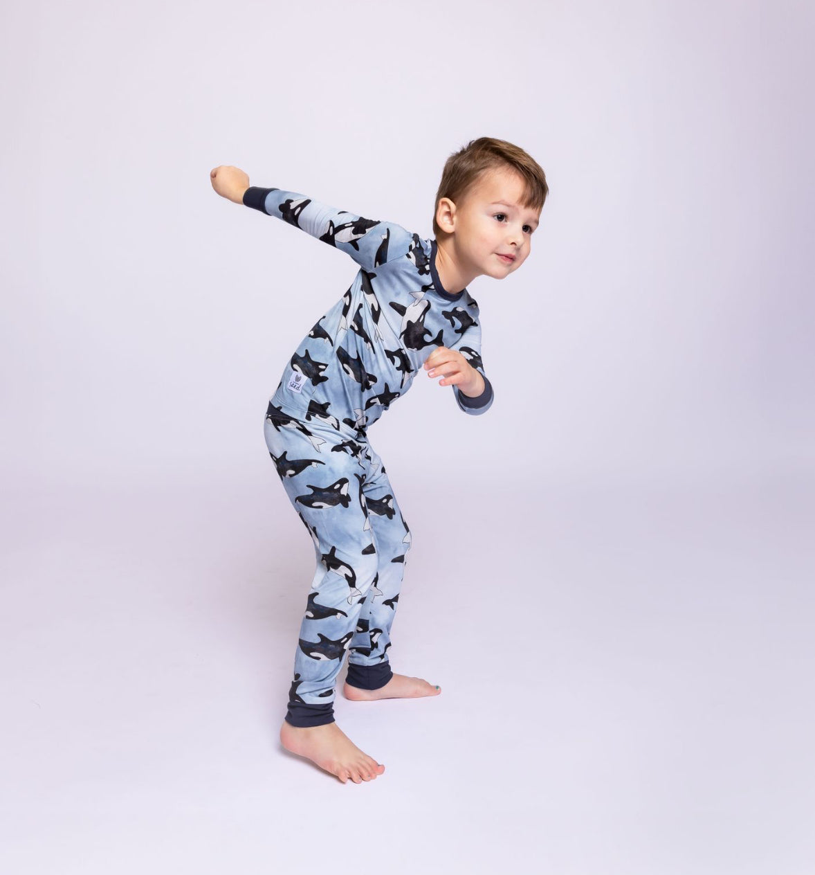 Save the Whales Two Piece Jammie Set (18-24 mth- 5T) *read description