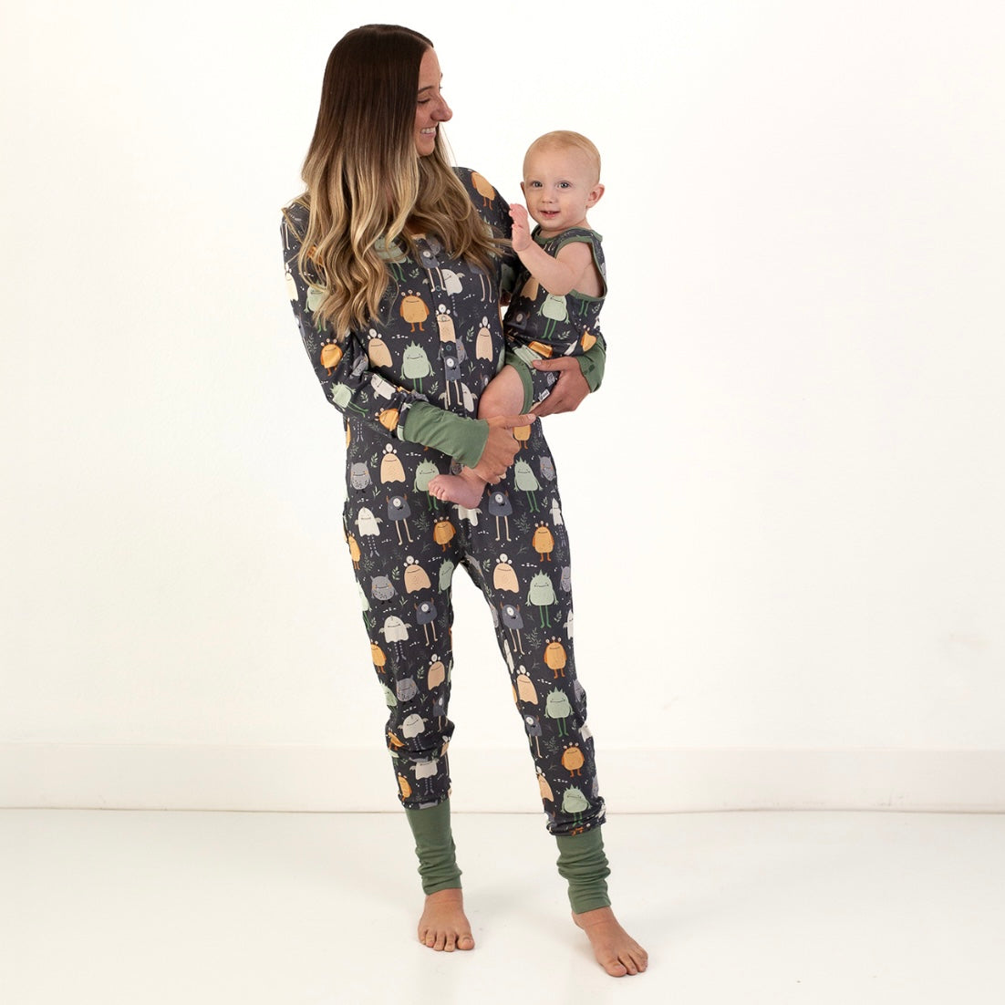 Monster Mash At Your Leisure Snap Down Adult Romper