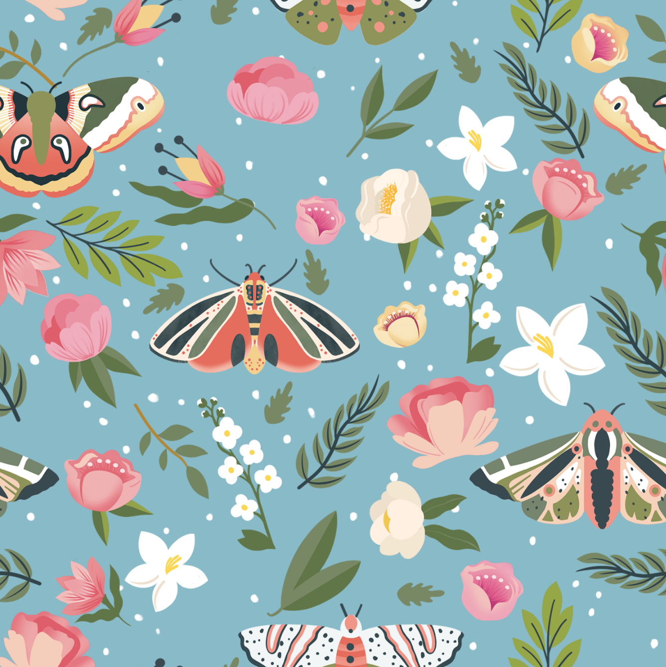 Flutters & Flowers Knotted Gown & Beanie