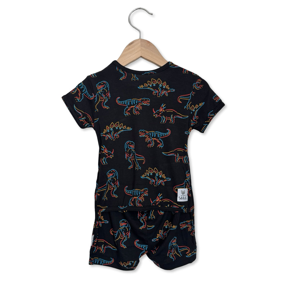 Glow-A-Saurus Shorty Romper