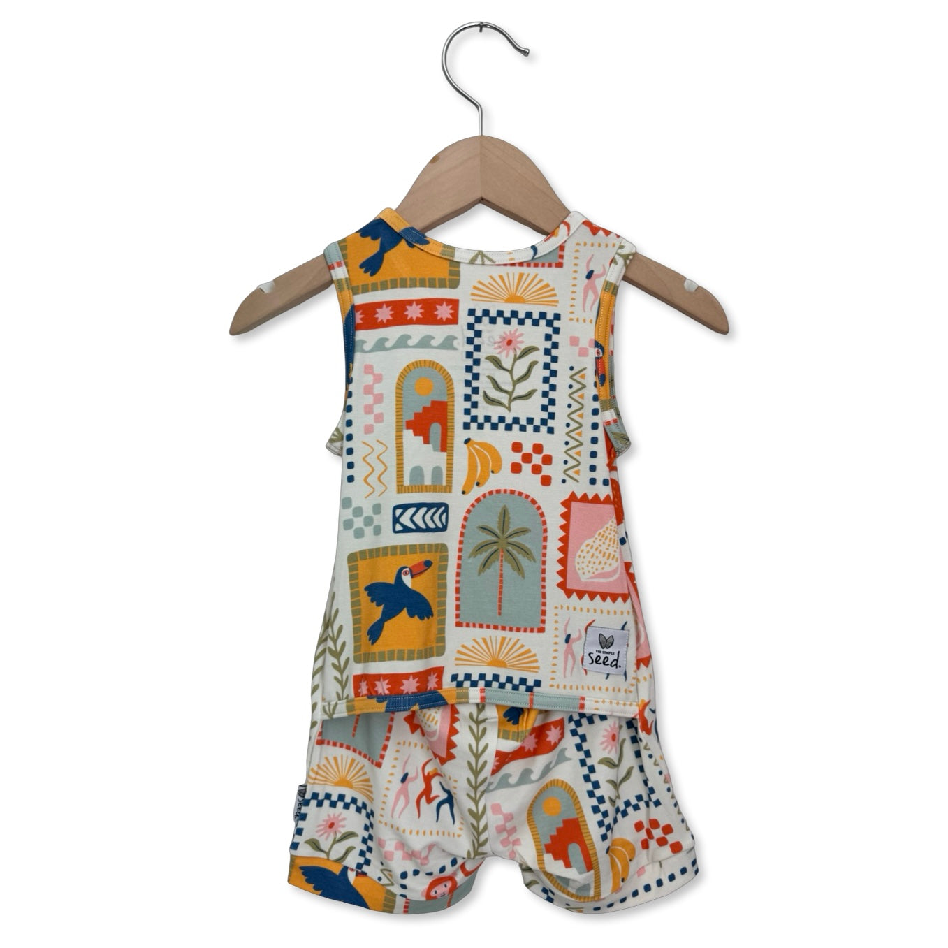 Little Rio Sleeveless Shorty Romper Luxe Edition | Cotton Bamboo Blend