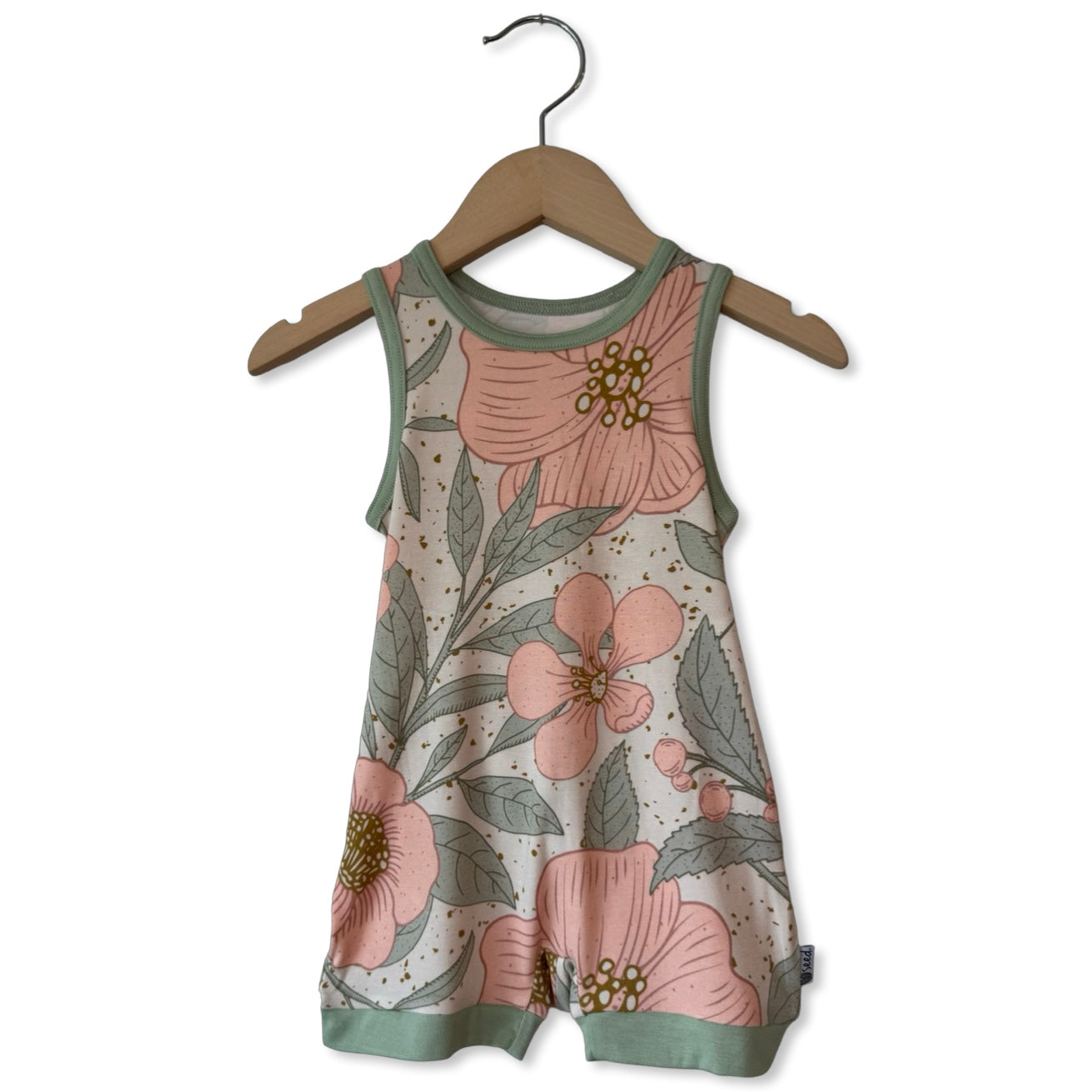 Petal Me Pink Sleeveless Shorty Romper