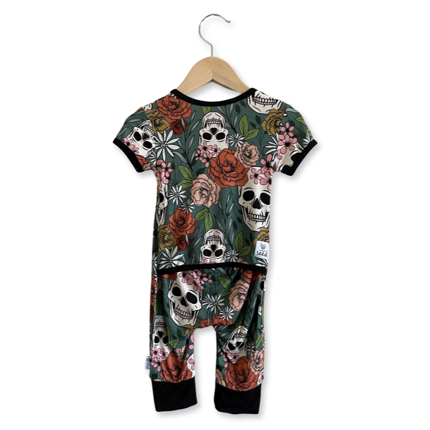 Sweet & Skully Kid's Short Long Romper