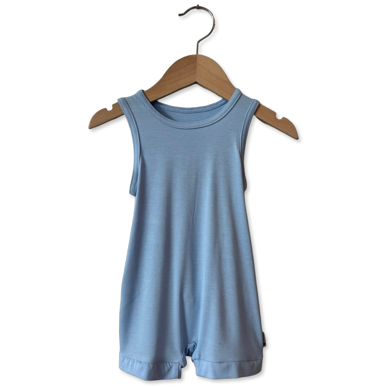 Not A Cloud in the Sky Sleeveless Shorty Romper