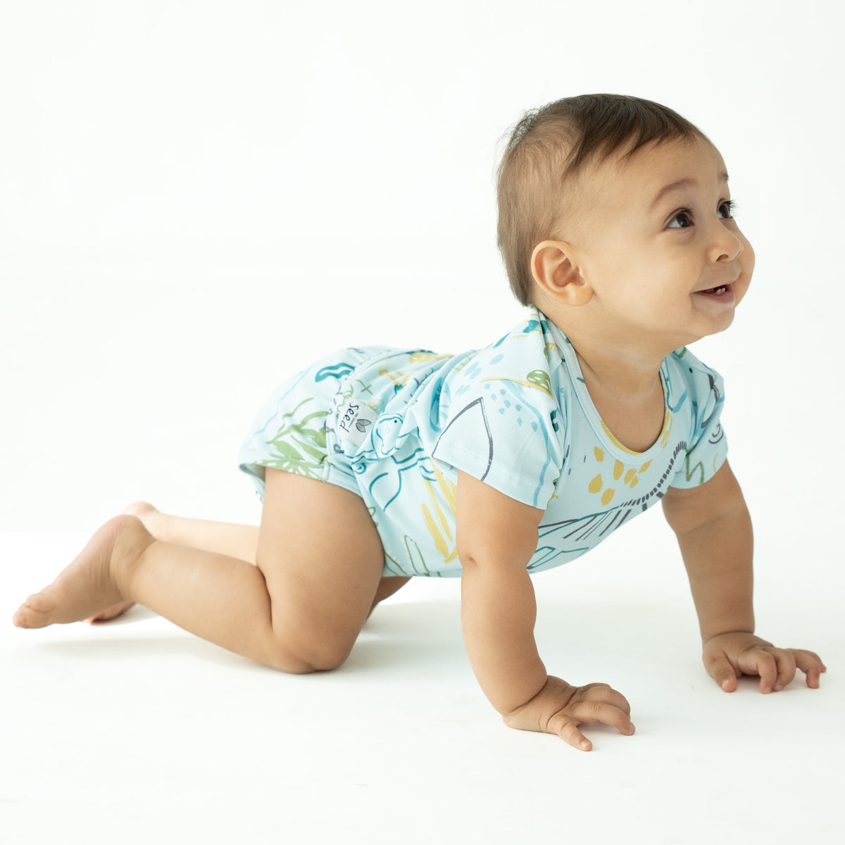 A to Zebra Short Sleeve Snuggle Bug Bodysuit