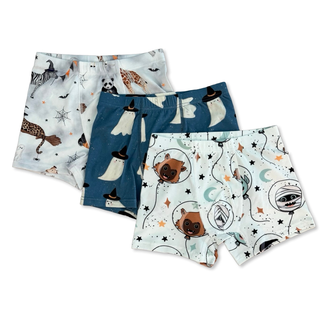 SPOOKY BOY'S BRIEFS- 3 PACK