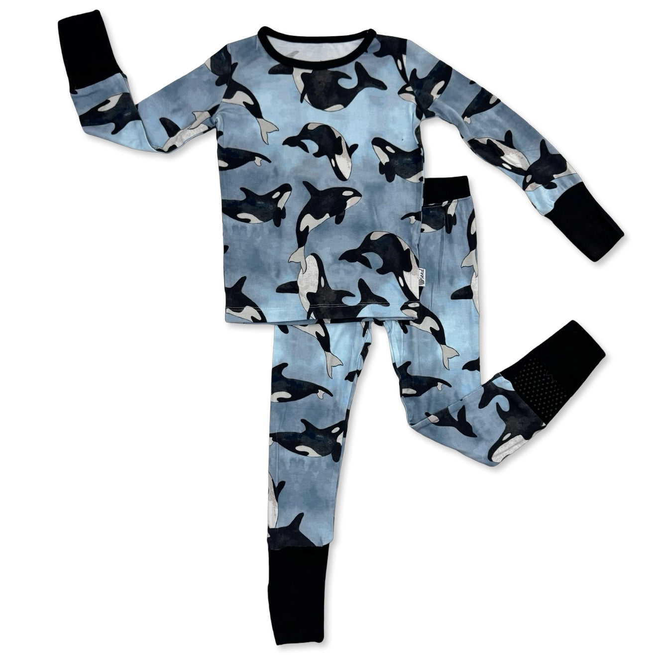 Save The Whales All Wrapped Up Kid's Two Piece Jammie Set