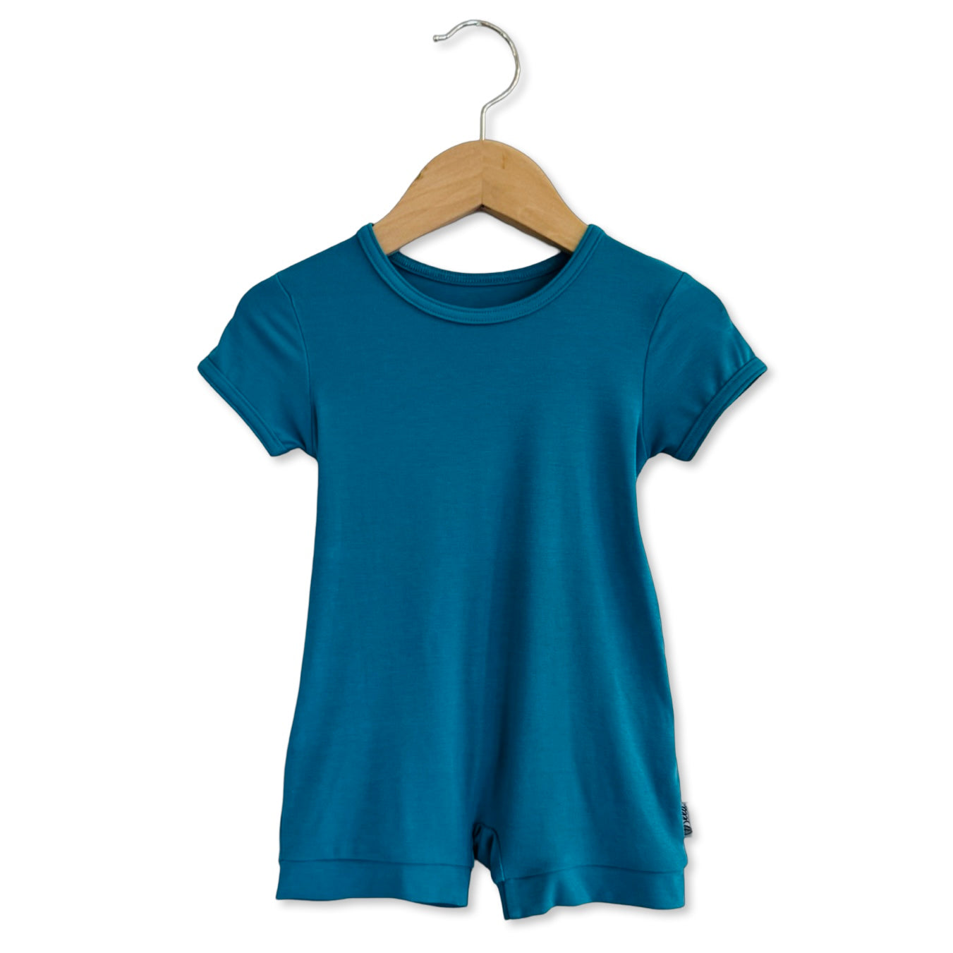 Peacock Shorty Romper Luxe Edition | Cotton Bamboo Blend