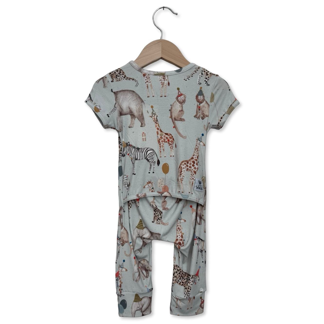 Party at the Zoo Short Long Romper