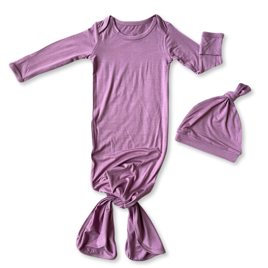 Iris Knotted Gown & Beanie