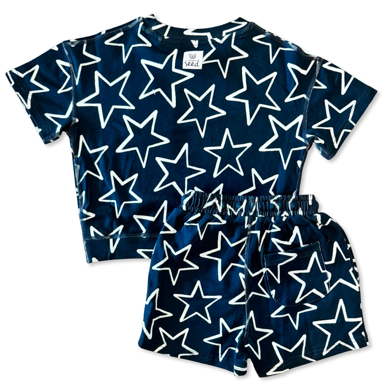 Star-Spangled CALM CLOUD Short Set
