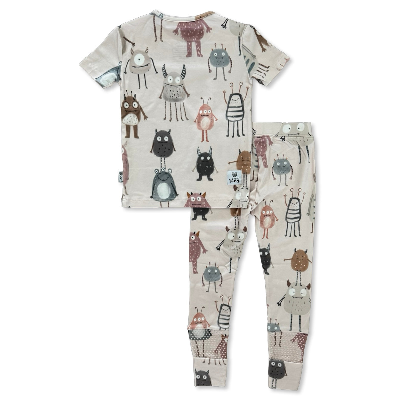 Pink Little Monsters All Wrapped Up Kid's Set Luxe Edition | Cotton Bamboo Blend