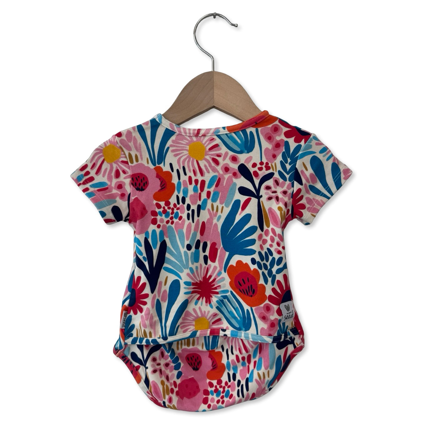 Petal Pop Short Sleeve Snuggle Bug Bodysuit