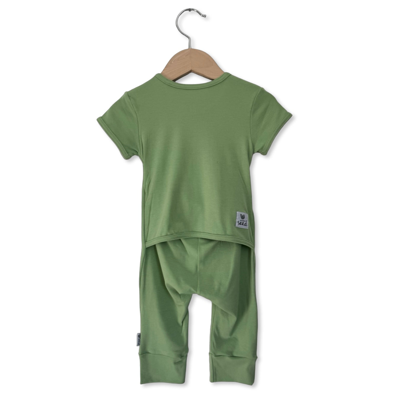 Matcha Short Long Romper Luxe Edition | Cotton Bamboo Blend
