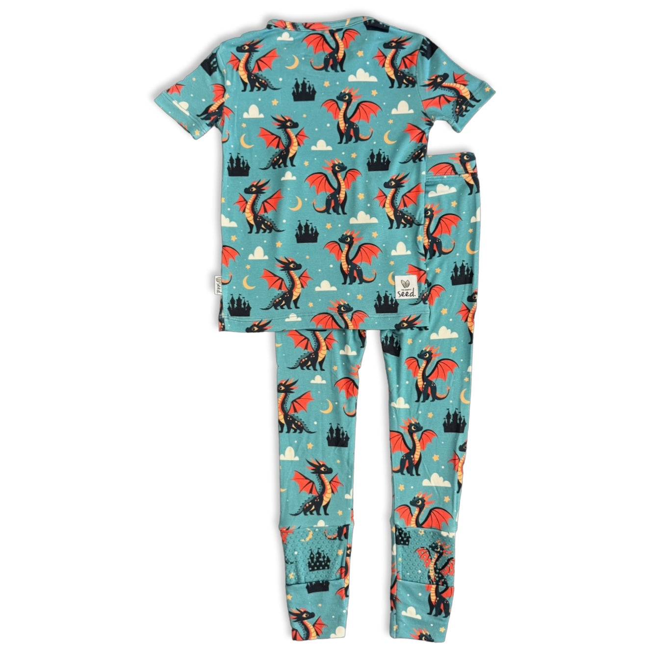 Dragons All Wrapped Up Kid's Two Piece Jammie Set