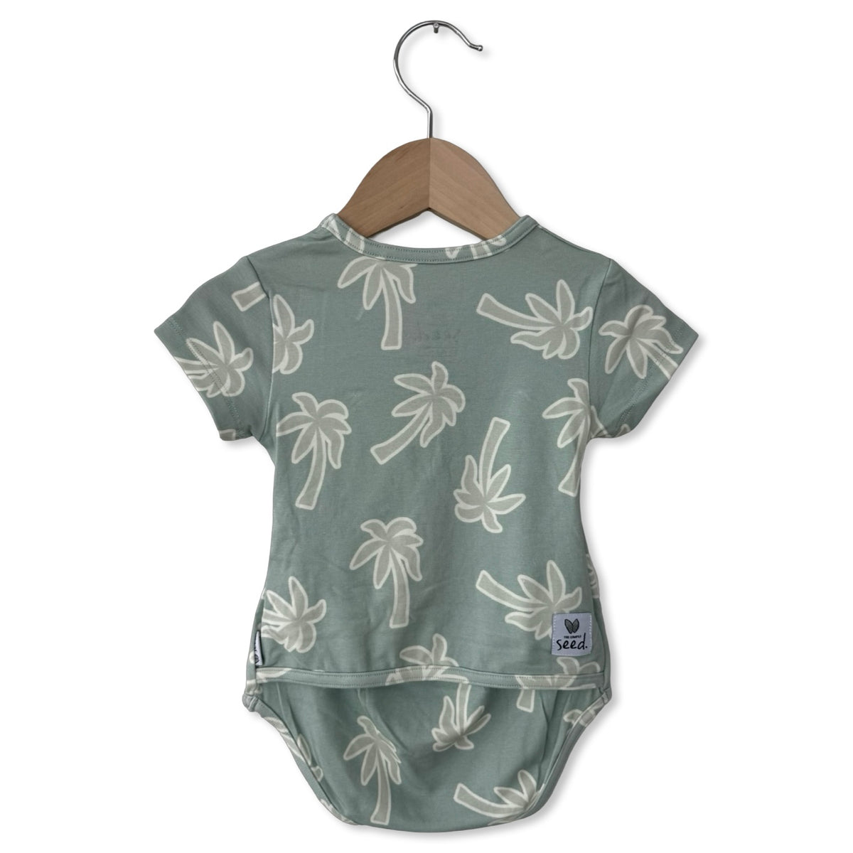 Keep Palm and Carry On Short Sleeve Snuggle Bug Bodysuit