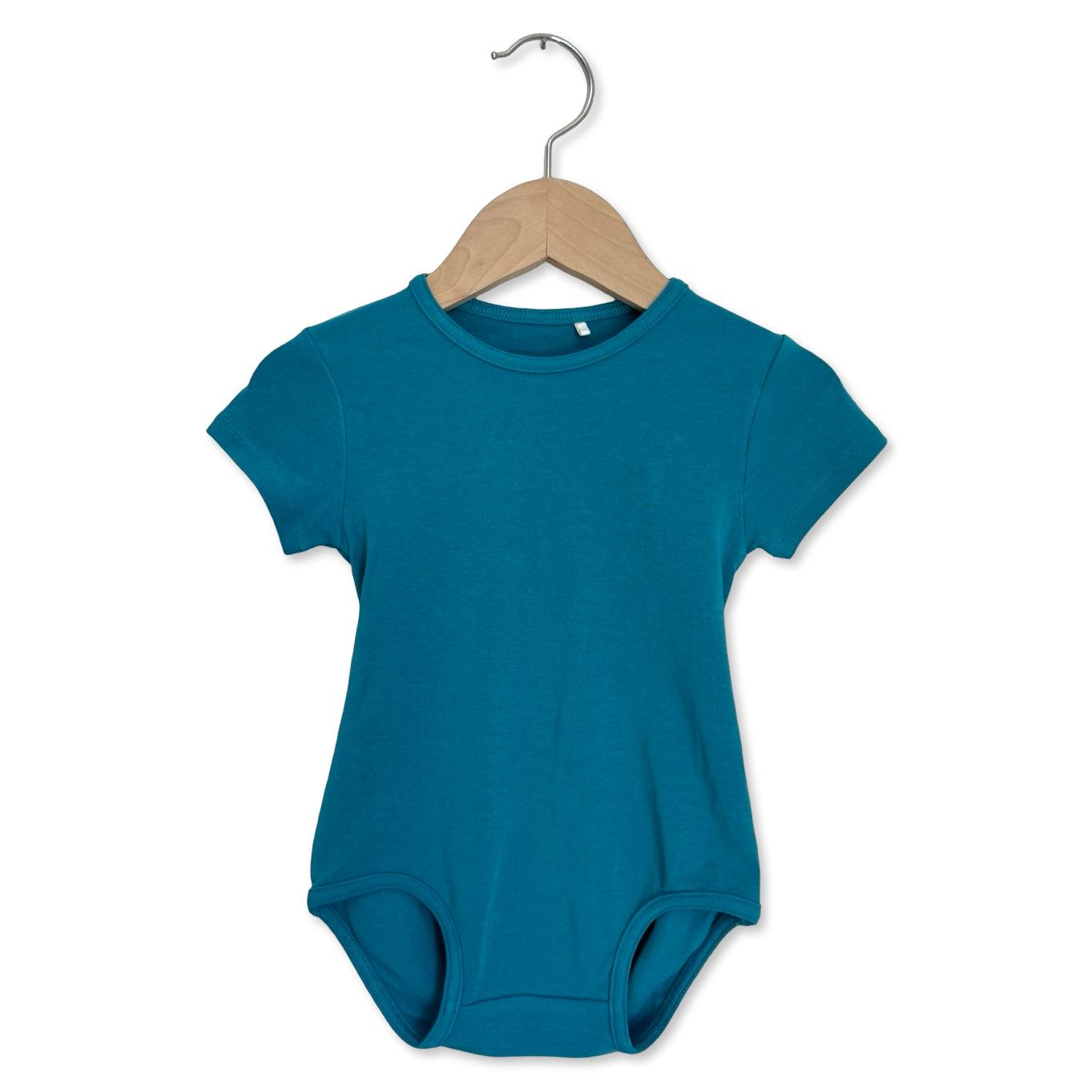 Peacock Snuggle Bug Short Sleeve Bodysuit Luxe Edition | Cotton Bamboo Blend