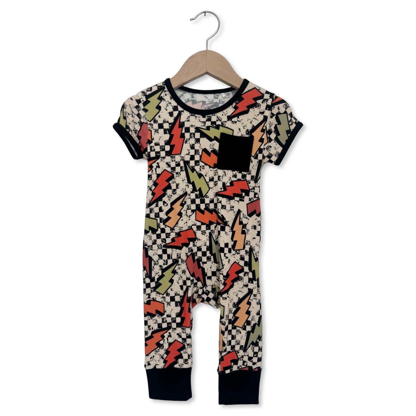 Charged Up Short Long Romper