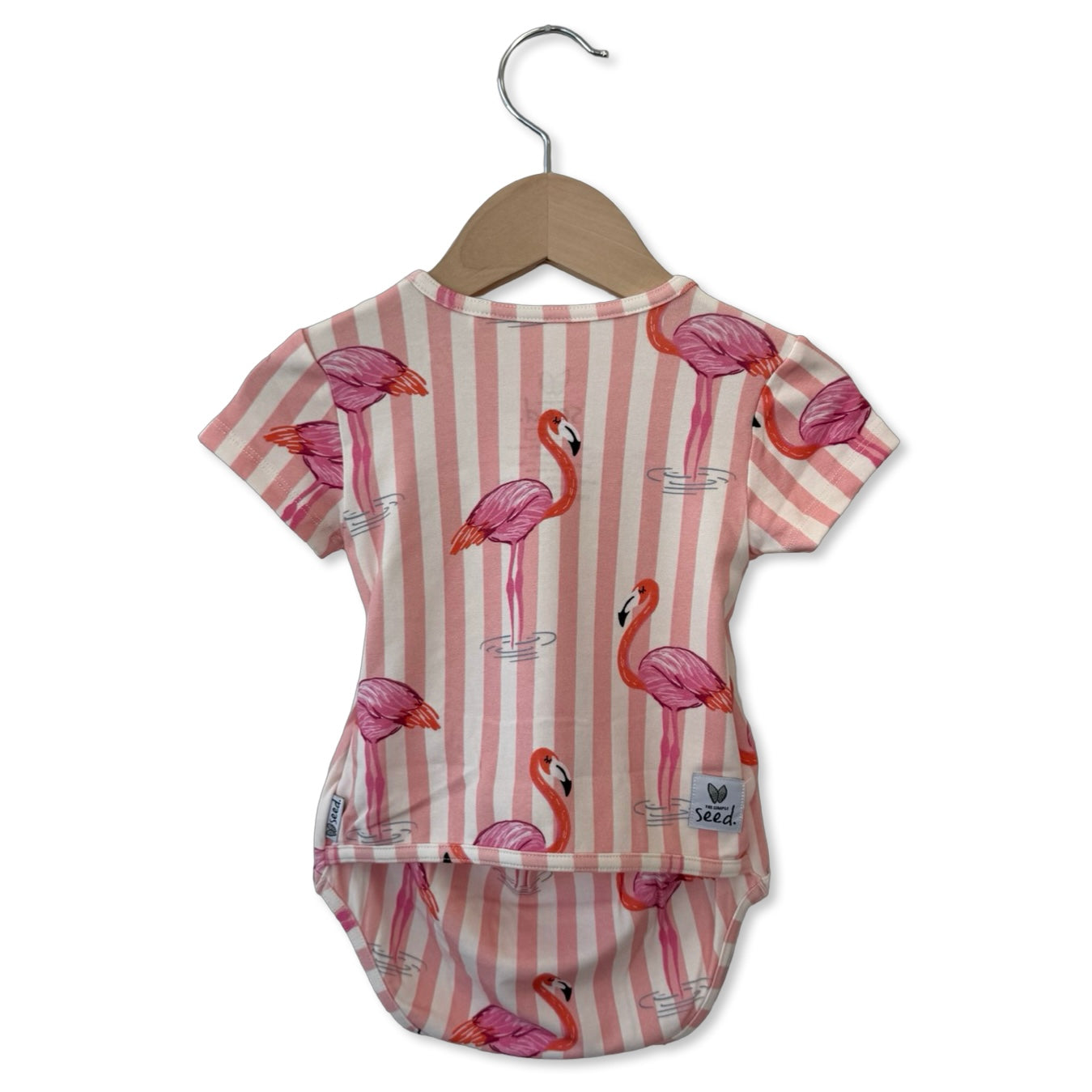 Pink Paradise Short Sleeve Snuggle Bug Bodysuit