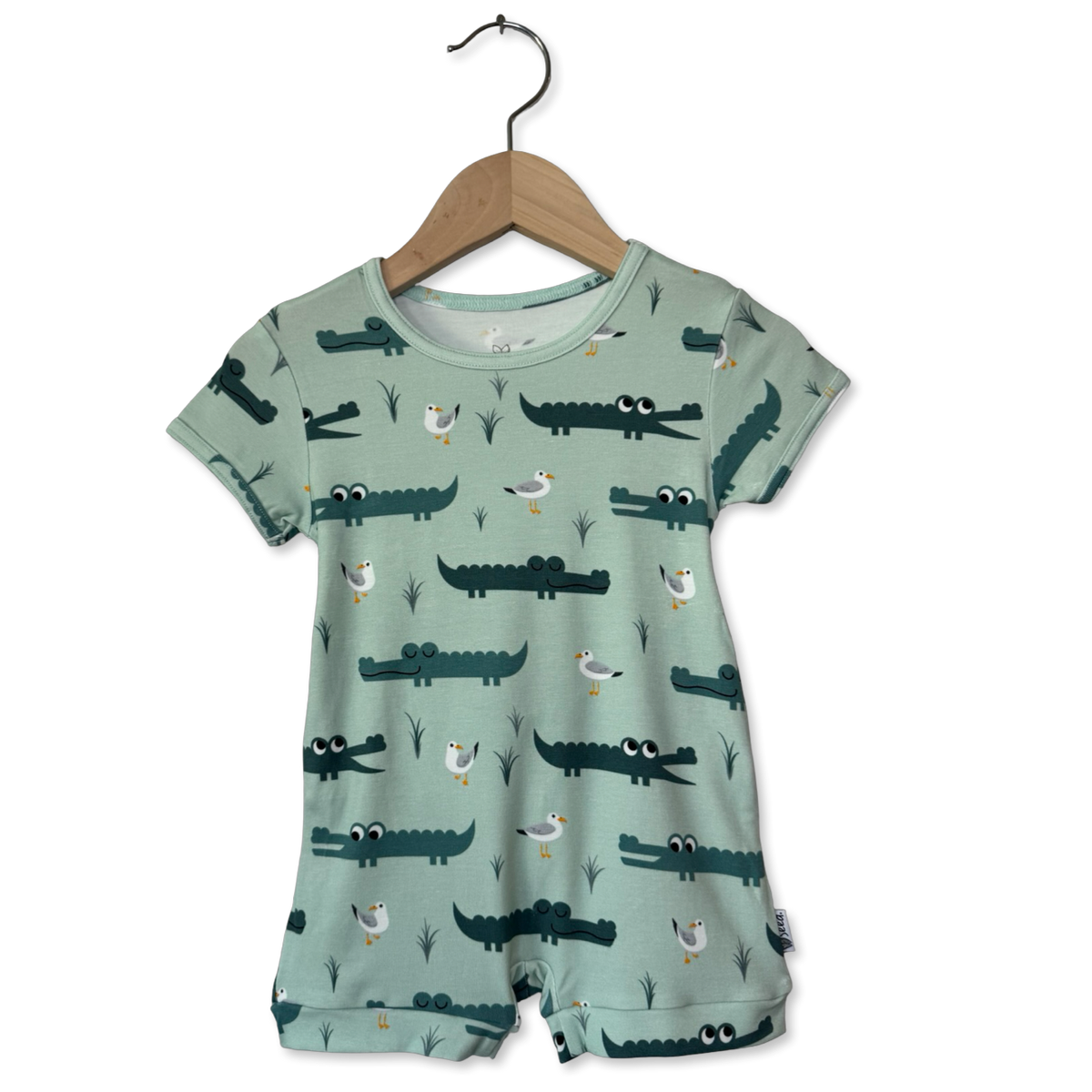 Later Gator Shorty Romper Luxe Edition | Cotton Bamboo Blend