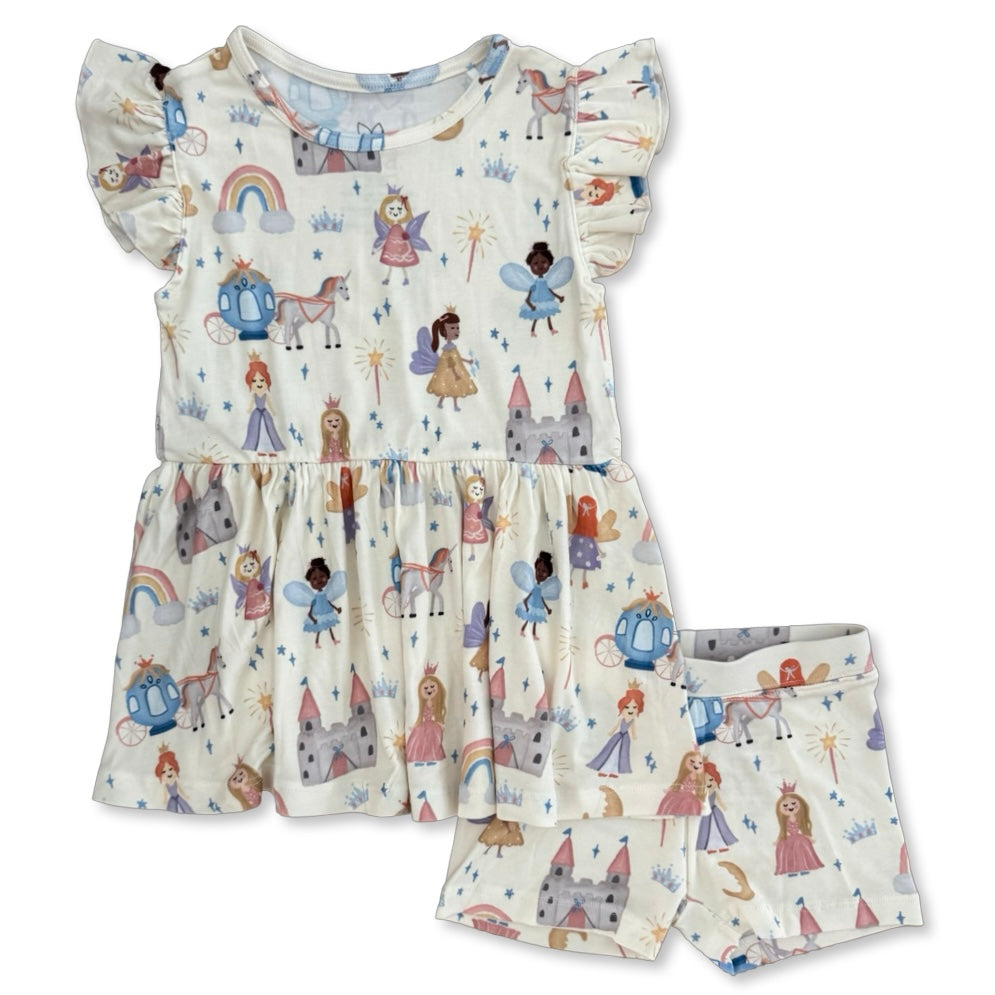 Fairy Princess Twirl Dress & Shorts Kid