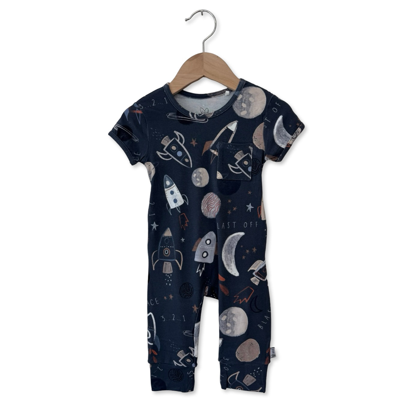 Blast Off Short Long Romper Luxe Edition | Cotton Bamboo Blend