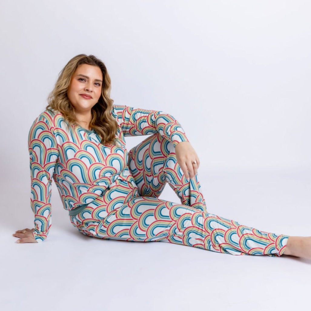 Rainbow Two Piece Relaxed Jammie (3x-5x)
