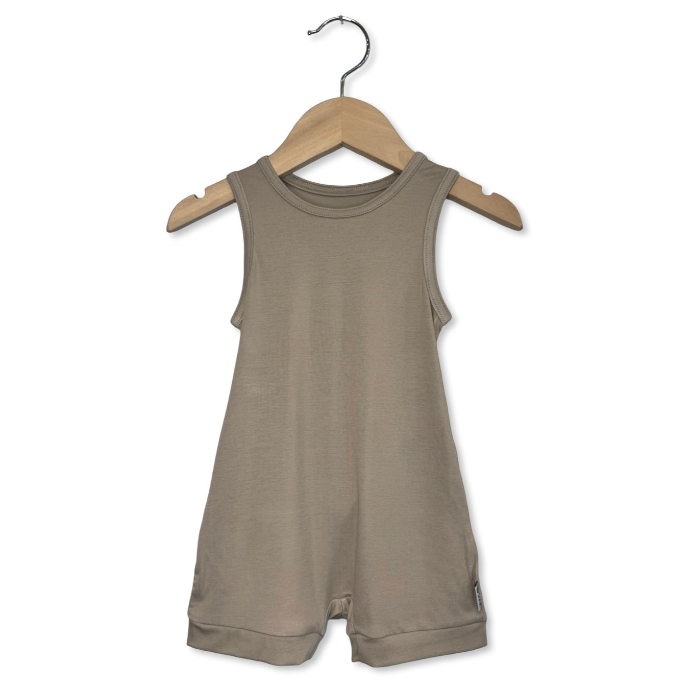 Cool Construction Sleeveless Shortie Romper main image 1