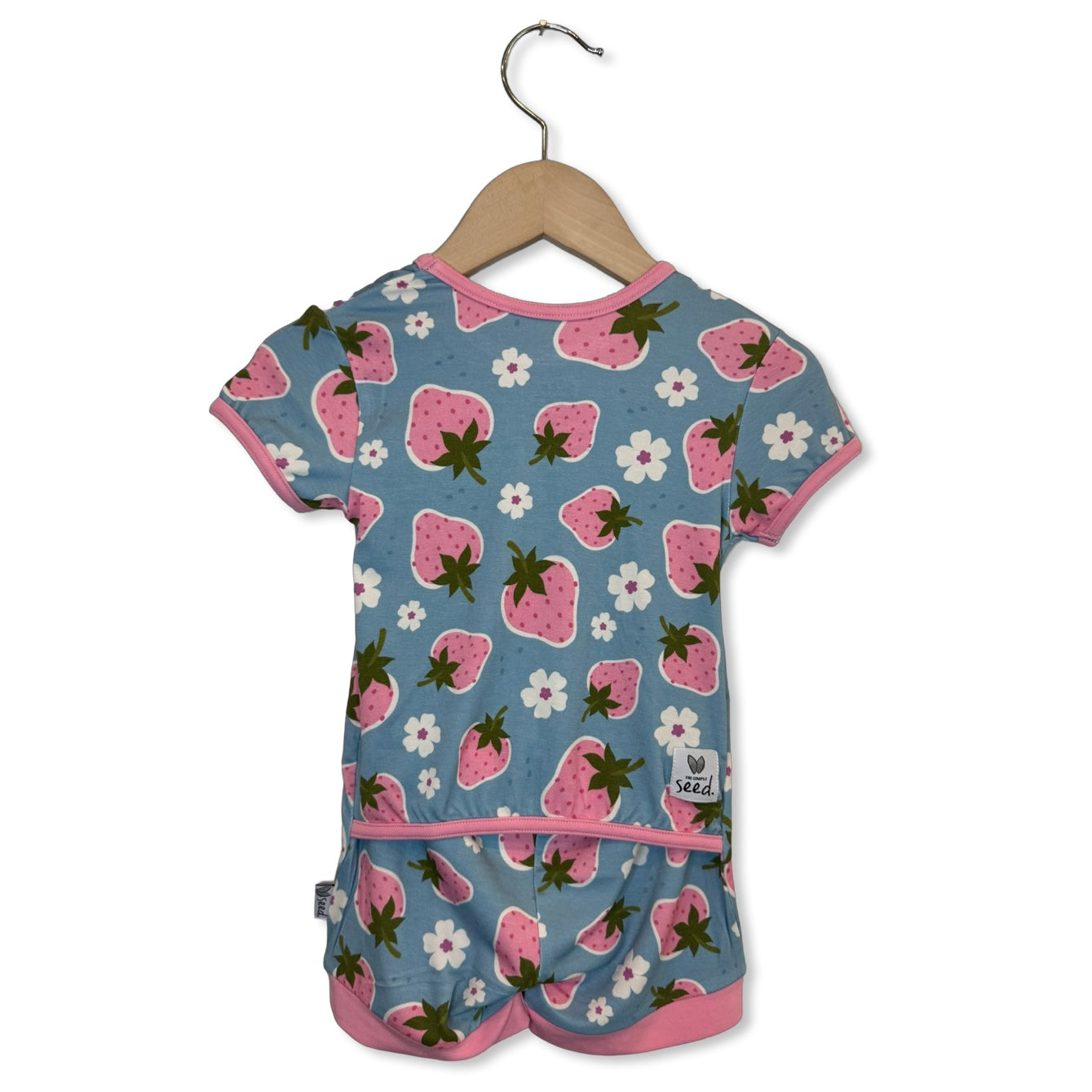 Strawberry Fields Shorty Romper