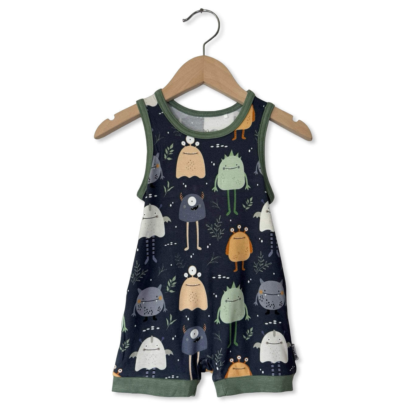 Monster Mash Sleeveless Shorty Romper
