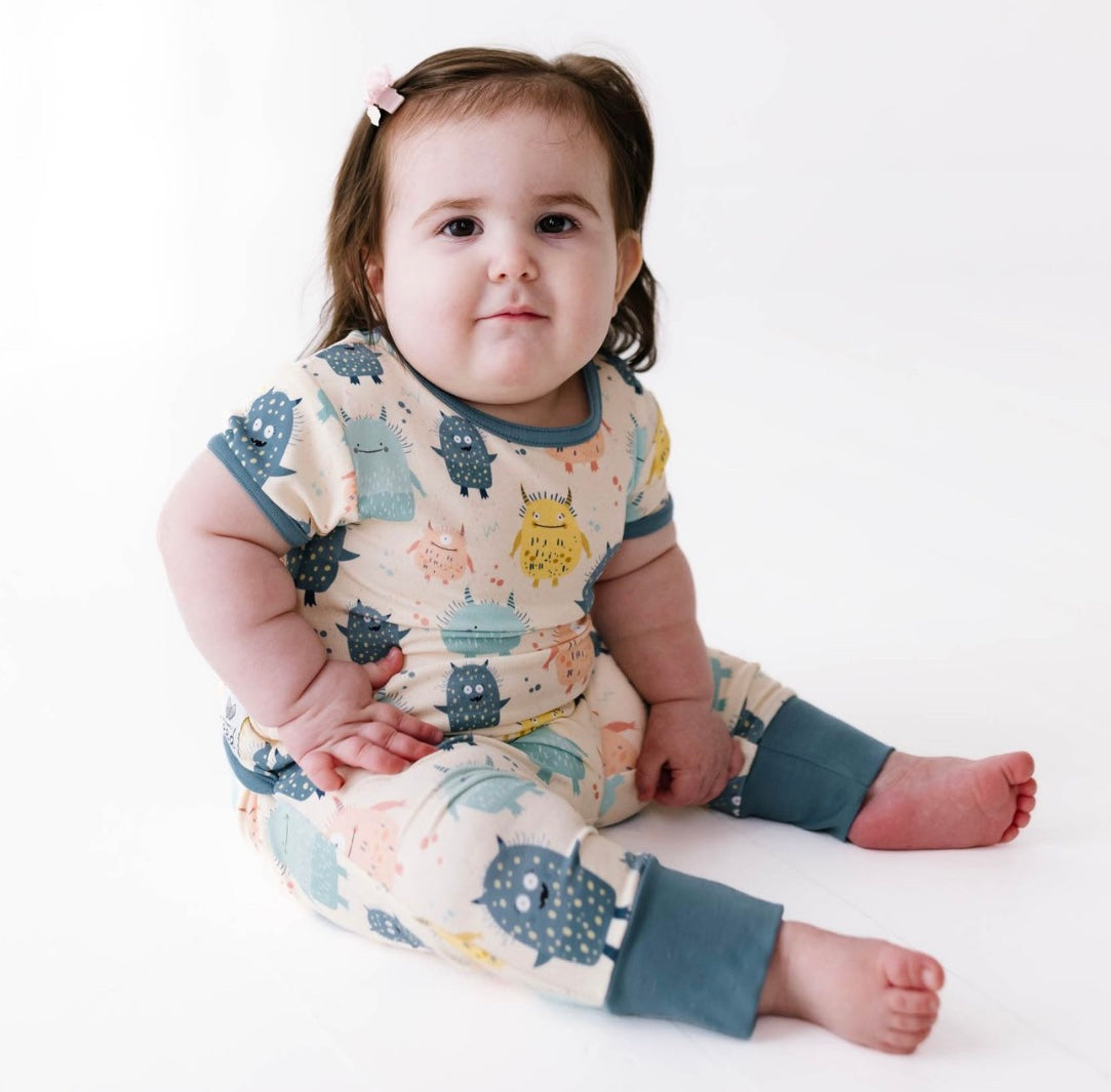 Yippity Yeti Short Long Romper