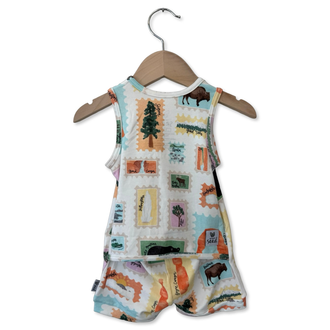 Road Trip Sleeveless Shorty Romper Luxe Edition | Cotton Bamboo Blend