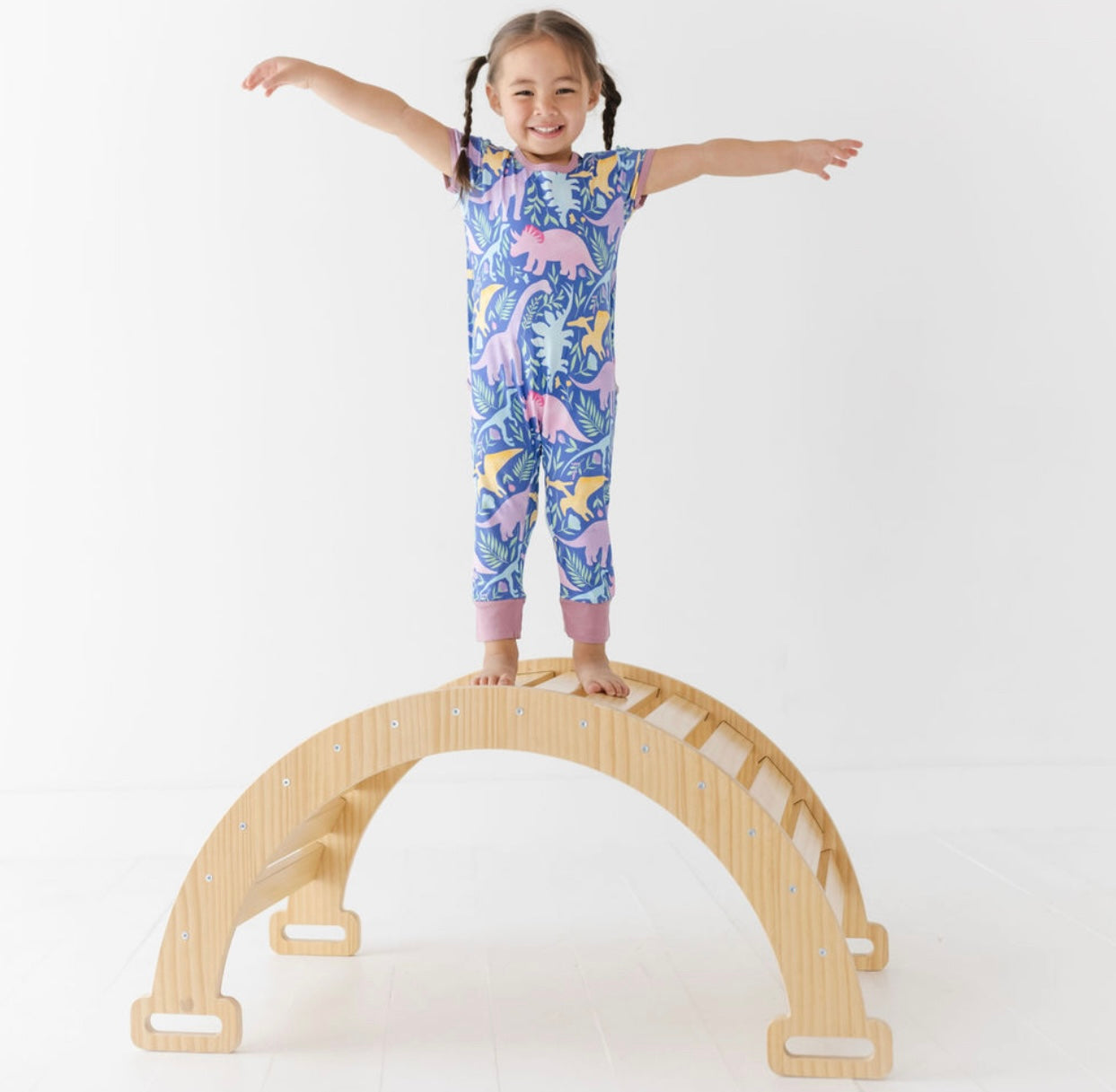 Diva-Saurus Short Long Romper