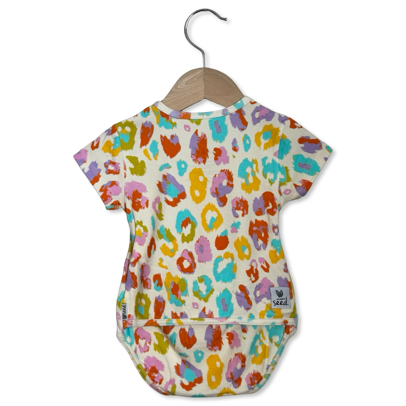 Color Me Wild Short Sleeve Snuggle Bug Bodysuit Luxe Edition | Cotton Bamboo Blend