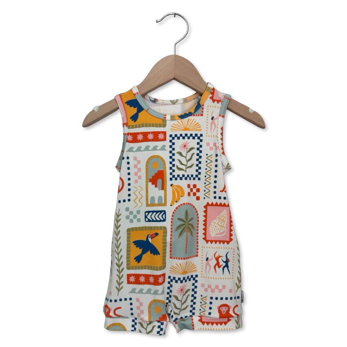Little Rio Sleeveless Shorty Romper Luxe Edition | Cotton Bamboo Blend