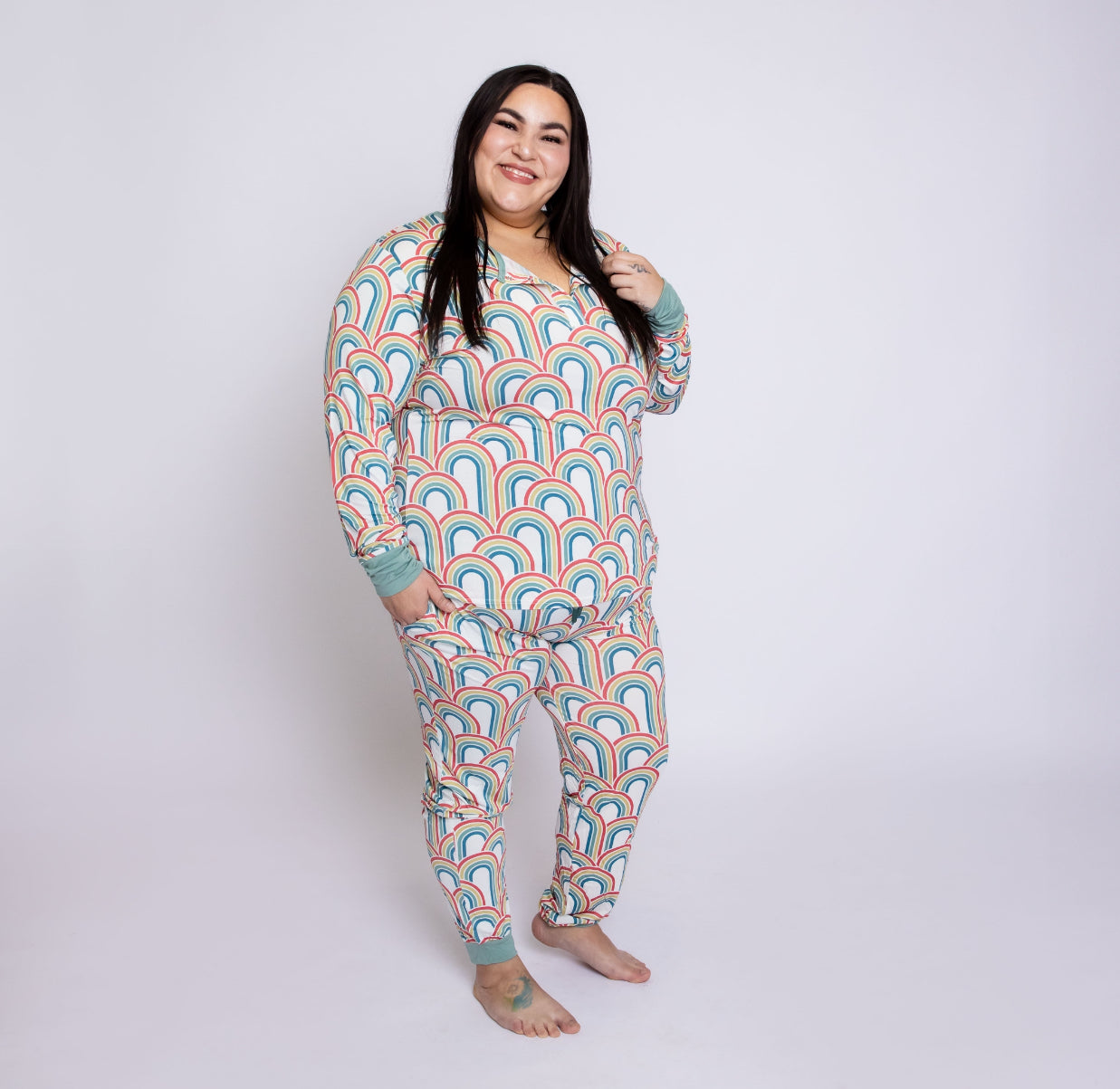 Rainbow Jogger Two Piece Jammie Set
