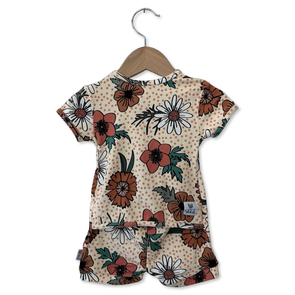 Flowering Frolic Adaptive Tube Access Shorty Romper