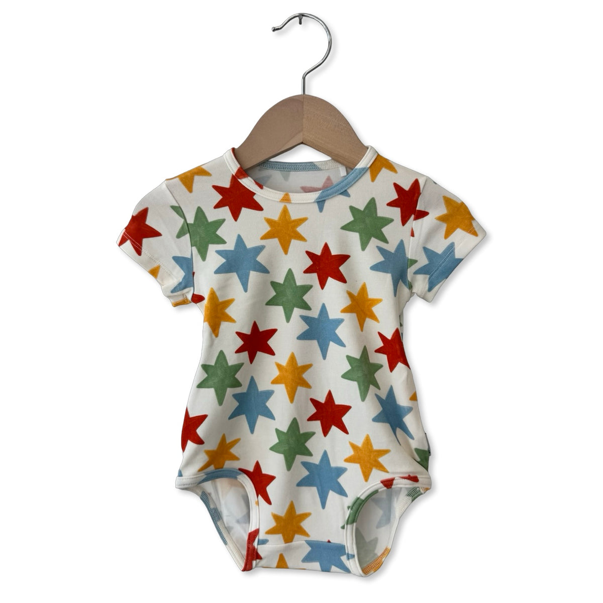 Lucky Stars Short Sleeve Snuggle Bug Bodysuit