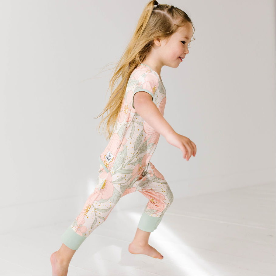 Petal Me Pink Short Long Romper