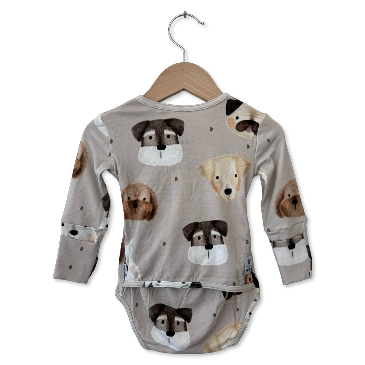 Pooch Pals Snuggle Bug Long Sleeve Bodysuit
