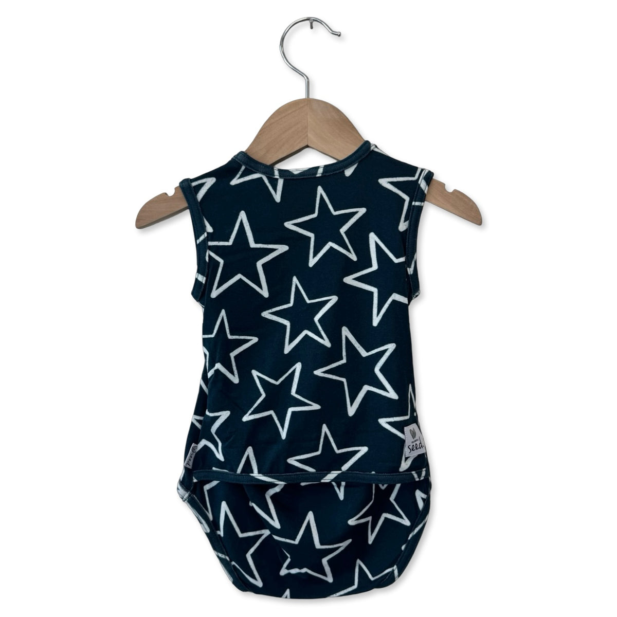 Star-Spangled Snuggle Bug Sleeveless Bodysuit
