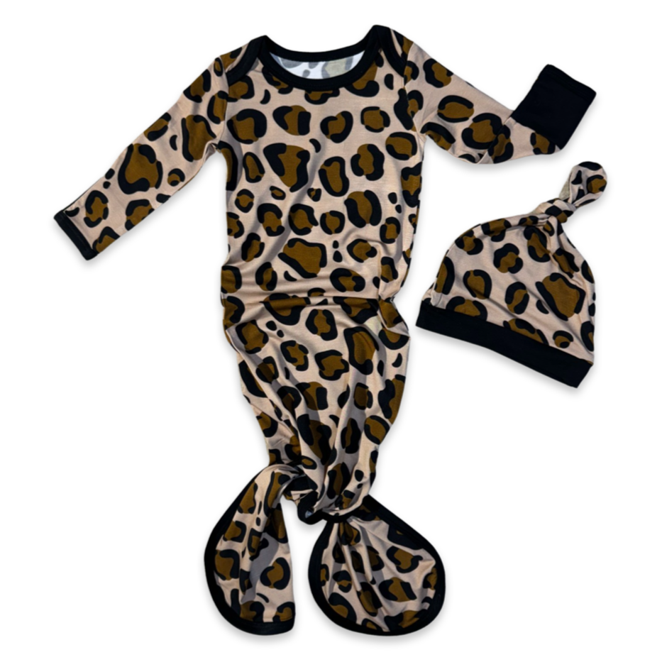 In the Wild Knotted Gown & Beanie