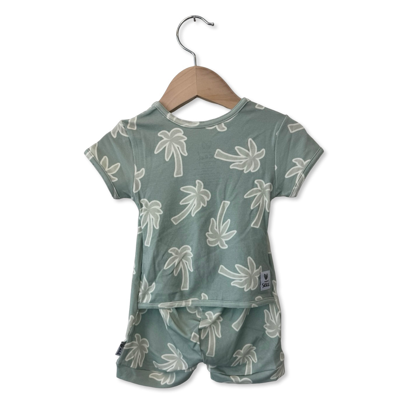 Keep Palm and Carry On Shorty Romper Luxe Edition | Cotton Bamboo Blend