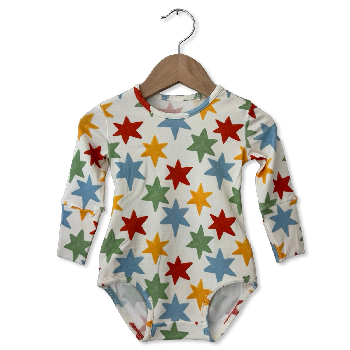 Lucky Stars Long Sleeve Snuggle Bug Bodysuit