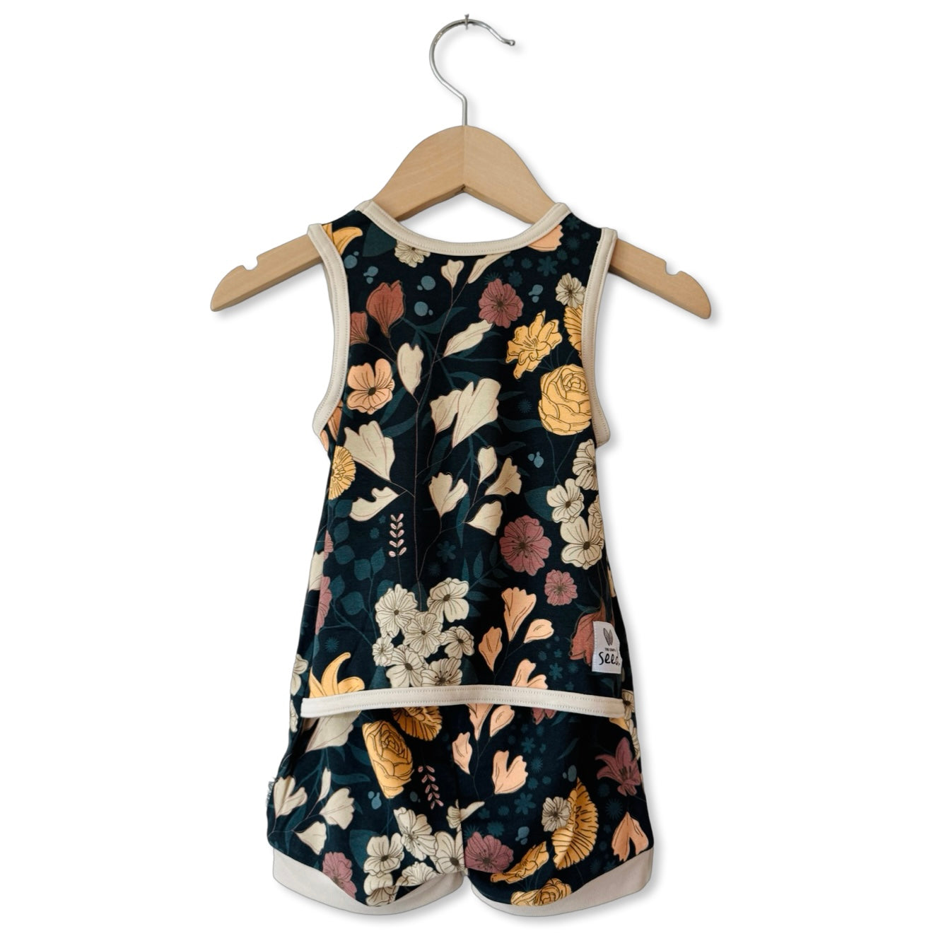 Hidden Garden Sleeveless Shorty Romper