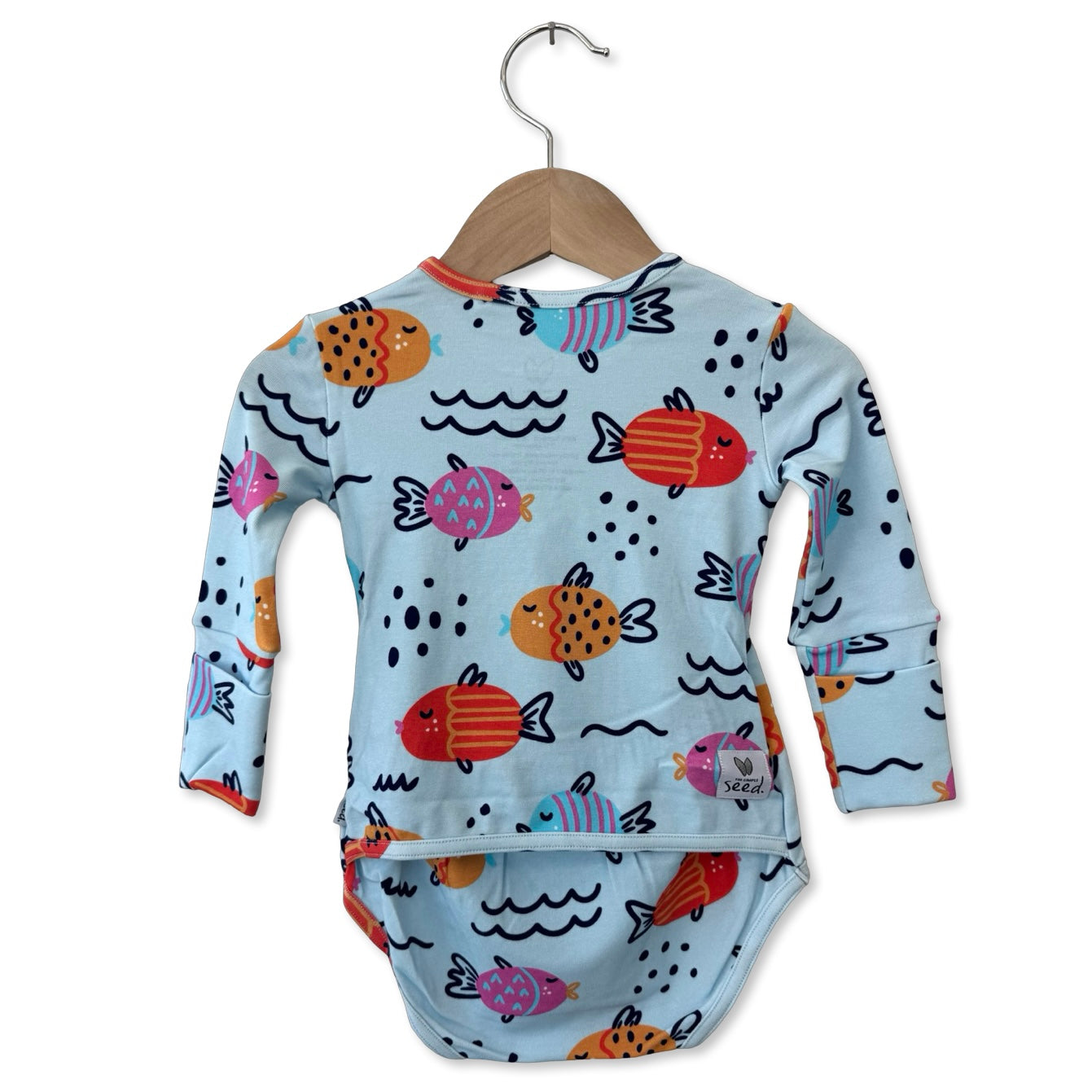 Fishy Kiss Snuggle Bug Long Sleeve Bodysuit