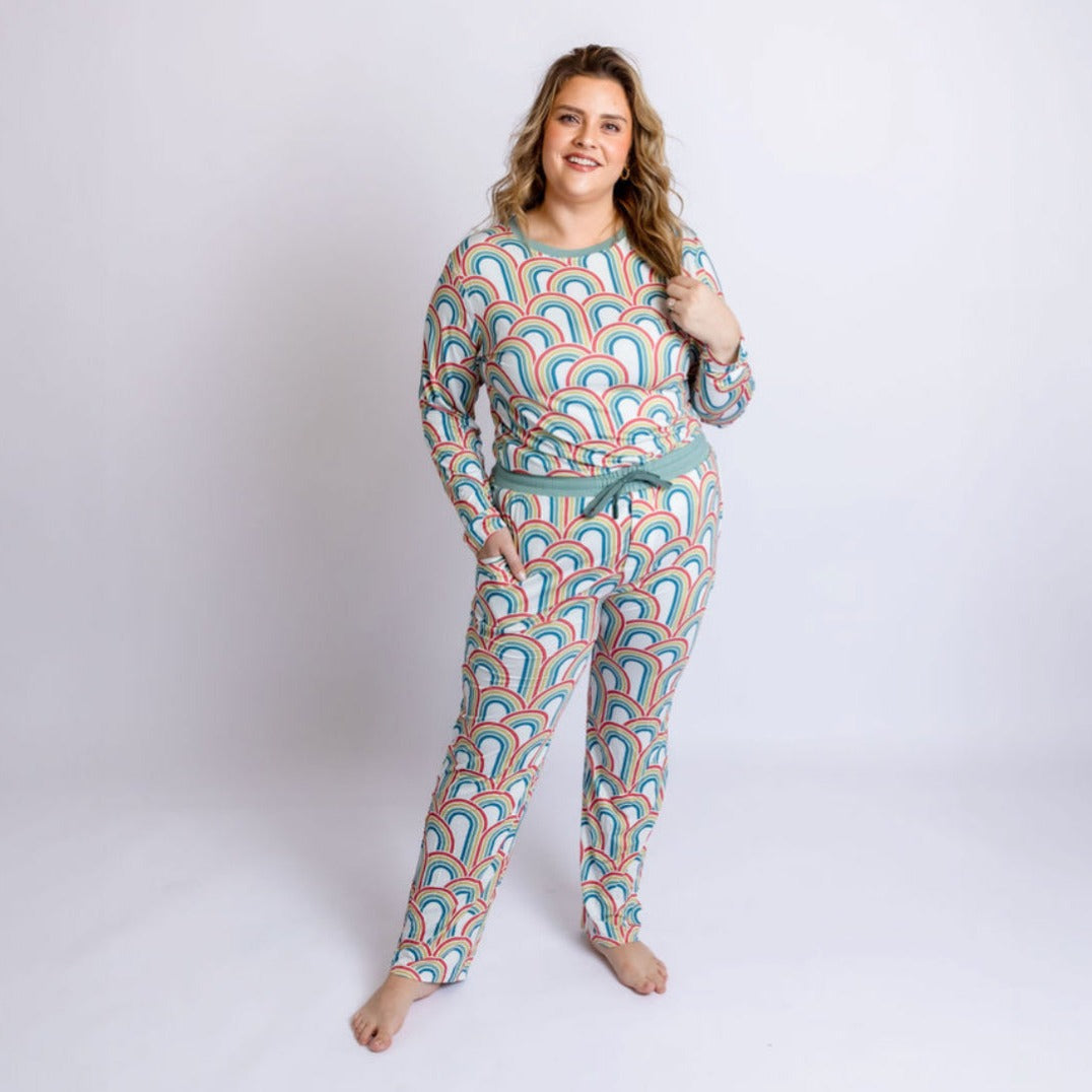 Rainbow Relaxed Two Piece Jammie Set
