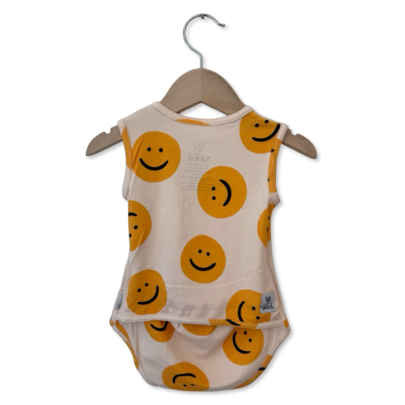 Happy & You Know It Sleeveless Snuggle Bug Bodysuit