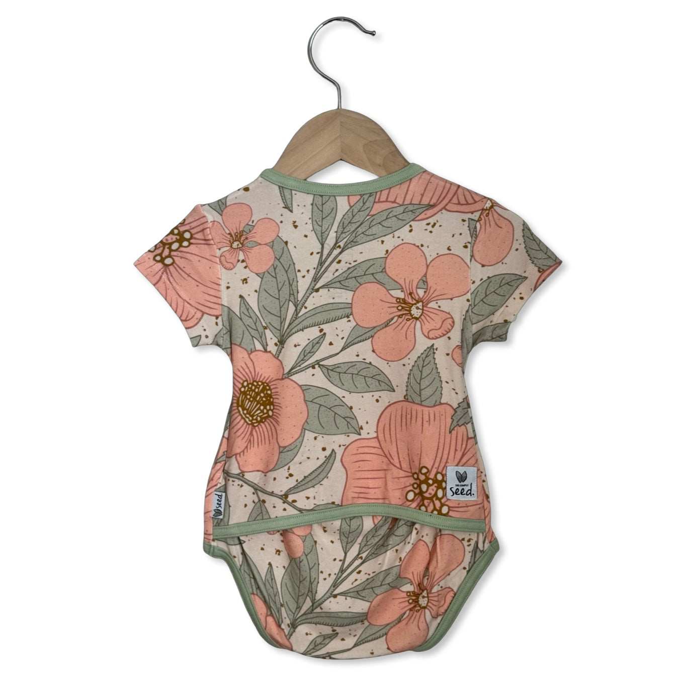 Petal Me Pink Short Sleeve Snuggle Bug Bodysuit