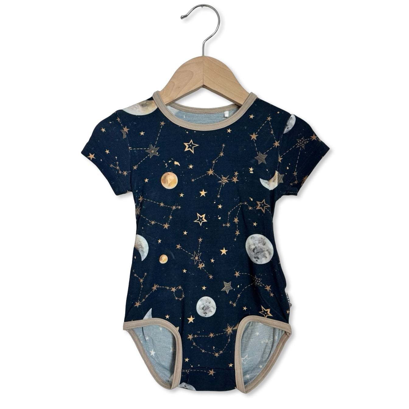 Starry Night Short Sleeve Snuggle Bug Bodysuit